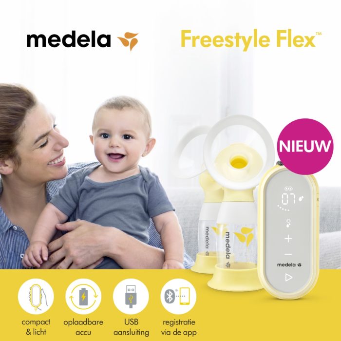 Medela - Freestyle Flex - Dubbele elektrische kolf met oplaadbare accu