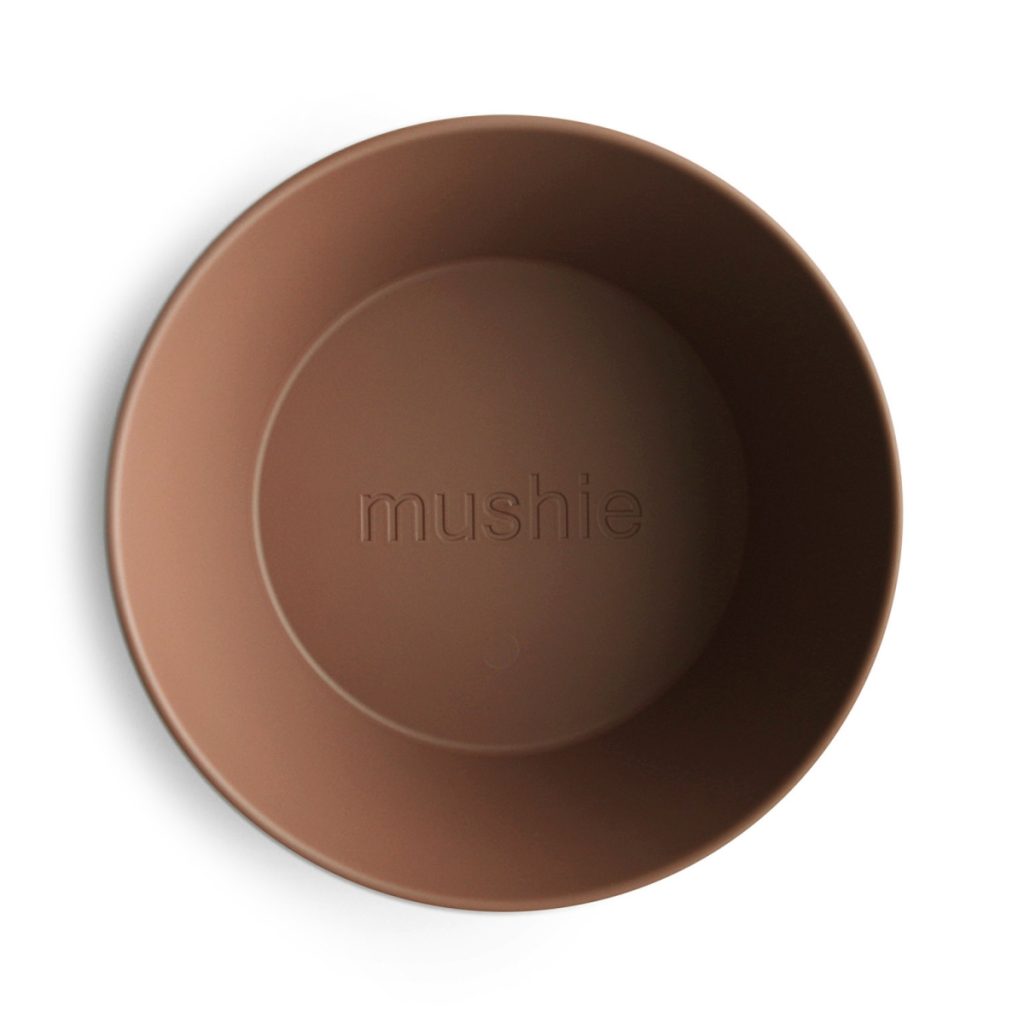 Mushie - Bowl Round 2 Stuks - Caramel