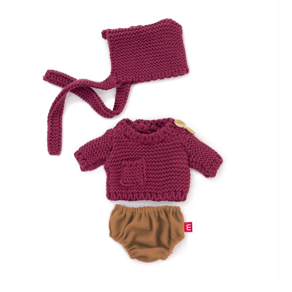 Miniland Dolls - How To Dress - Dune Collection - 21cm - Knit