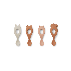 Liewood - Liva silicone spoon 4-pack - Rose mix