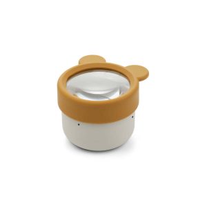 Liewood- Magnifing Bucket - Silicone/Acrylic - Golden Caramel/Sandy Mix