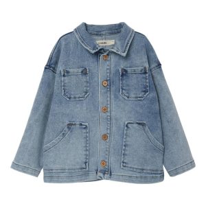 Lil' Atelier Mini - Nmmlagun Dnmetems 2720 Loose Shirt Lil - Medium Blue Denim