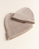 Hvid - Fonzie Beanie - Sand - 0-6m