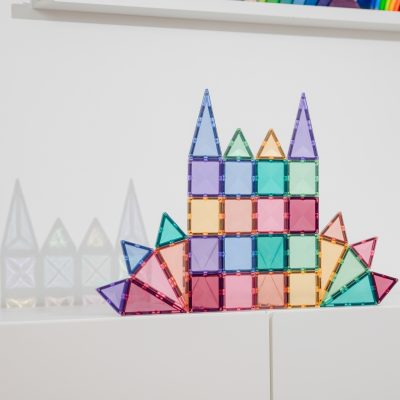 Connetix - Magnetic Tiles - Mini Pack - 32 pieces - Pastel