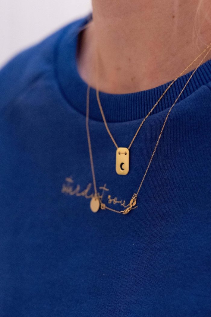 Elle and Rapha - To The Moon Necklace