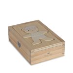 Konges Slojd - Wooden Teddy Dress-Up Puzzle - Blue