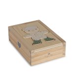 Konges Slojd - Wooden Teddy Dress-Up Puzzle - Blue