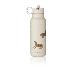 Liewood - Falk Water Bottle 350 Ml - Leopard / Sandy