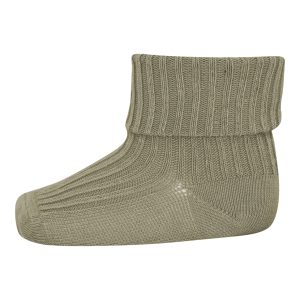 MP Denmark - Wool Rib Baby Socks - Silver Sage