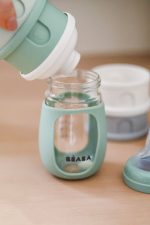 Béaba - Stapelbare Doseerdozen Voor Melk - Cotton white/Sage Green