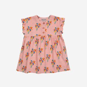 Bobo Choses - Baby Fireworks All Over Woven Dress - Pink