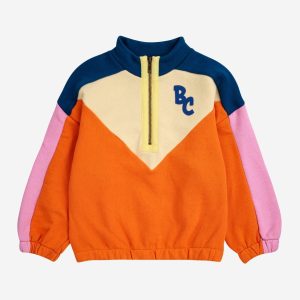 Bobo Choses - Bc Color Block Zipped Sweatshirt - Multicolor