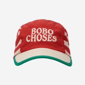 Bobo Choses - Bobo Choses Red Stripes Cap - Red