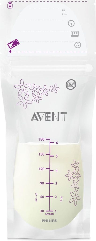 Avent - Moedermelkbewaarzakjes - 180 ML - 25 zakjes