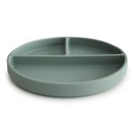 Mushie - Silicone Suction Plate - Cambridge Blue