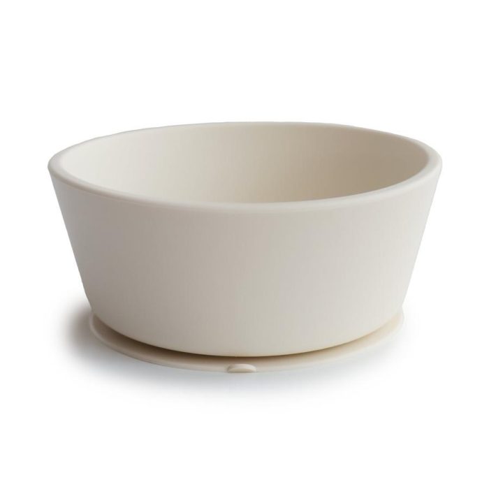 Mushie - Silicone Suction Bowl - Ivory