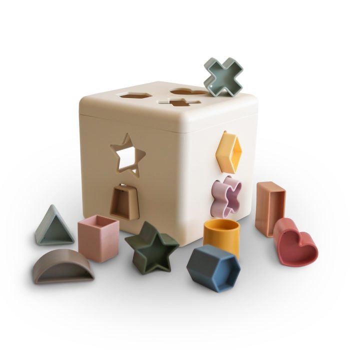 Mushie - Shape Sorter Box