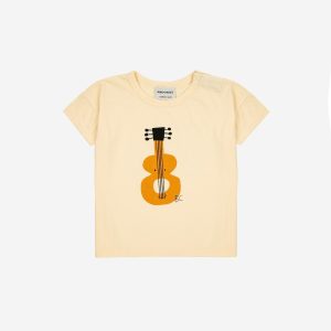 Bobo Choses - Baby Acoustic Guitar T-Shirt - Light Yellow