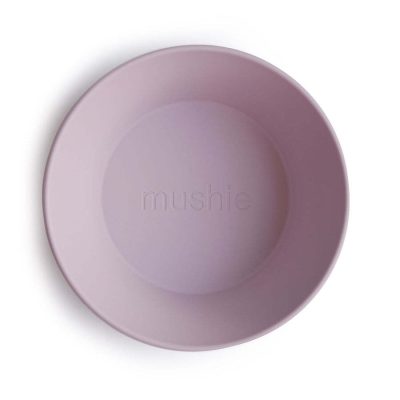 Mushie - Bowl Round 2 Stuks - Soft Lilac