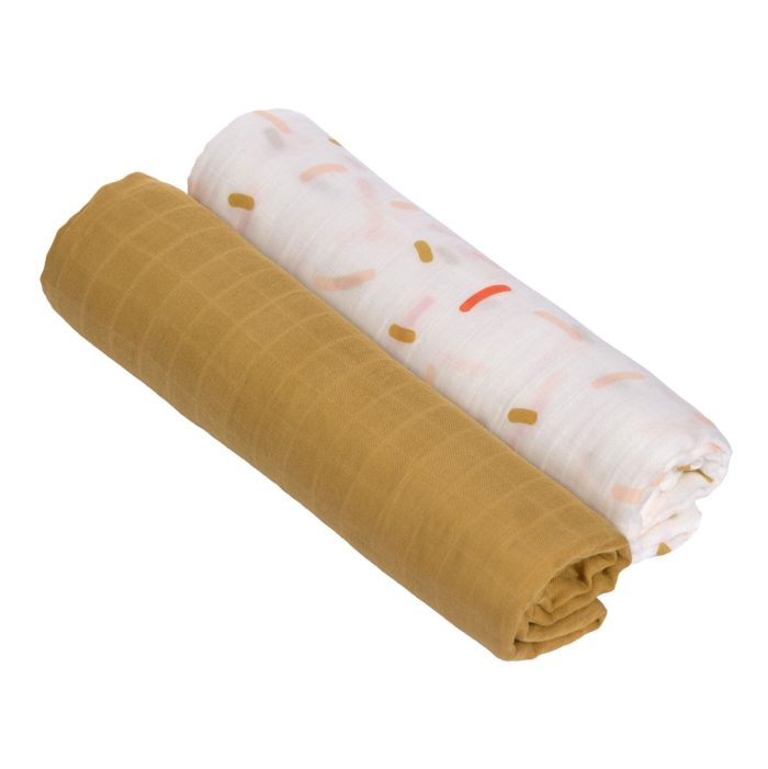 Lässig - Heavenly Soft Swaddle XL - Little Mateys Spicy Orange