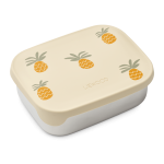 Liewood - Arthur Printed Lunchbox - Pineapples / Cloud Cream