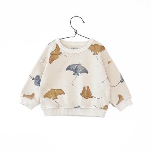 Play Up - Printed Fleece Sweater - Fiber Raias