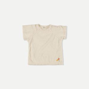 My Little Cozmo - Organic Toweling Baby T-Shirt - Ivory