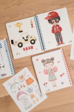 Little Dutch - Aankleed- en stickerboek Jim & Friends