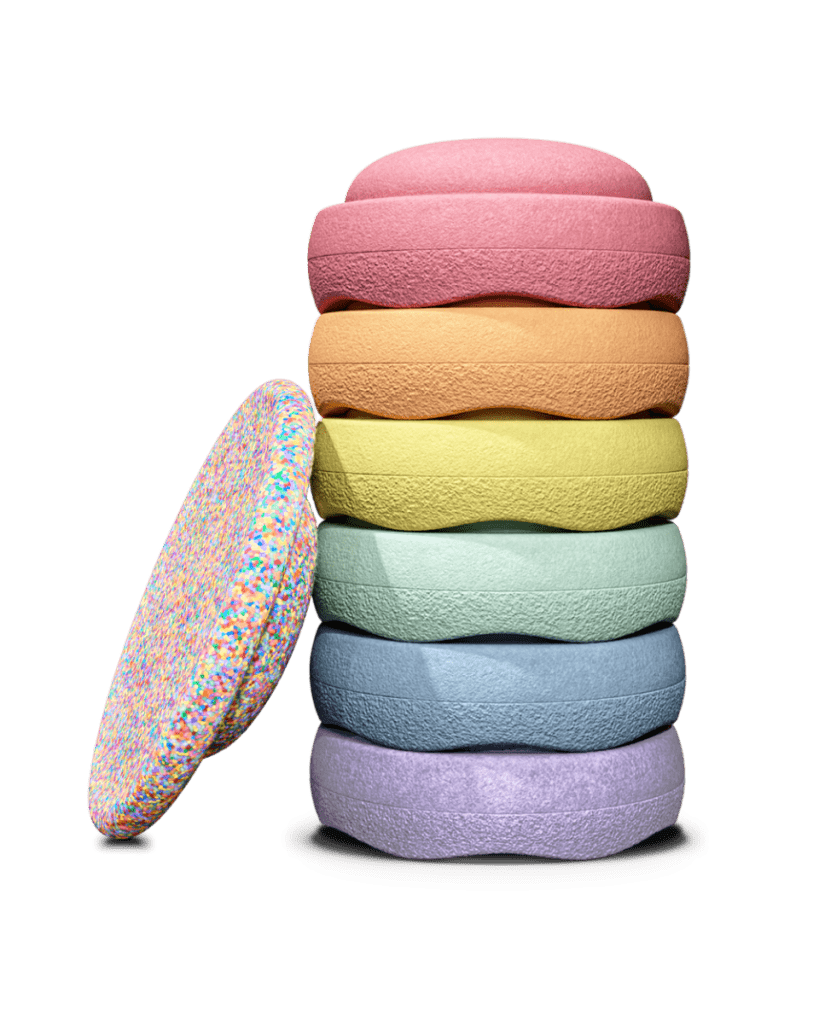 Stapelstein - Super Confetti Rainbow Set - Pastel