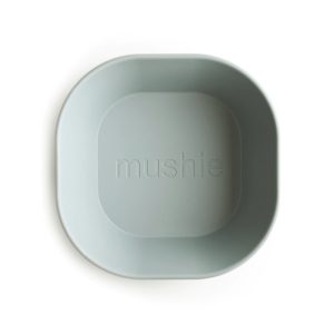 Mushie - Square Dinnerware Bowl - 2 Stuks - Sage