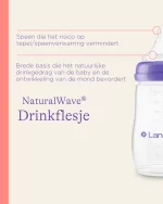 Lansinoh - Drinkfles Met NaturalWave Speen - 160ml - 2 Stuks