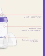 Lansinoh - Drinkfles Met NaturalWave Speen - 160ml - 2 Stuks