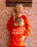 Elle and Rapha - Little No Risk No Magic Sweatshirt - Loose Fit