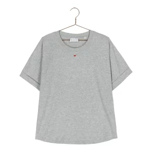 Elle and Rapha - T-shirt Little Heart - Grey - Taille Magic