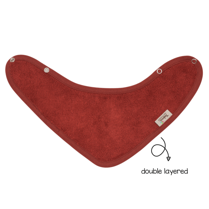 Timboo - Bandana Doubled - Rosewood - 36X20Cm