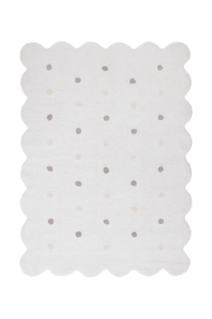 Lorena Canals - Washable Rug Biscuit - White - 120x160cm