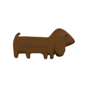 WE ARE GOMMU - Gommu Mini Dog - Choco - 9x17cm