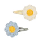 Konges Slojd - 4 Pack Daisy Hair Clips - Daisy