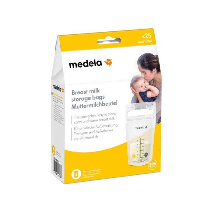 Medela - Moedermelkbewaarzakjes 180 ml, 25 zakjes per doosje