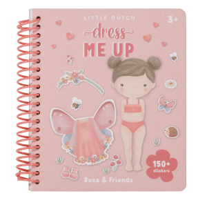 Little Dutch - Aankleed- en stickerboek Rosa & Friends