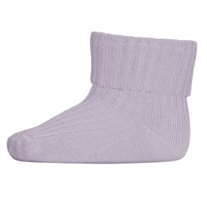 MP Denmark - Cotton Rib Baby Socks - Lavender Sky