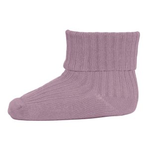MP Denmark - Cotton Rib Baby Socks - Lilac Shadow