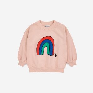 Bobo Choses - Baby Rainbow Sweatshirt - Light Pink