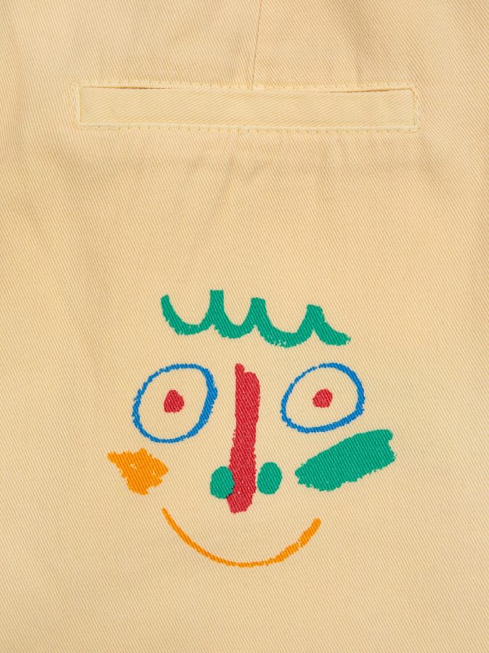 Bobo Choses - Happy Mask Chino Pants - Light Yellow