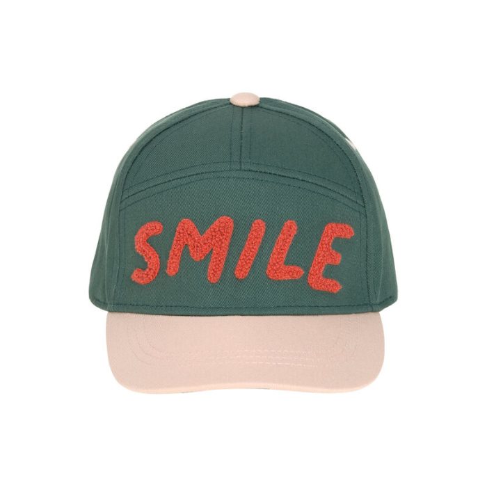 Lassig - Kids Base Cap Little Gang Smile - Ocean Green/Light Rose