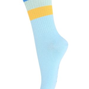 MP Denmark - Wide Stripes Socks - Sky Blue