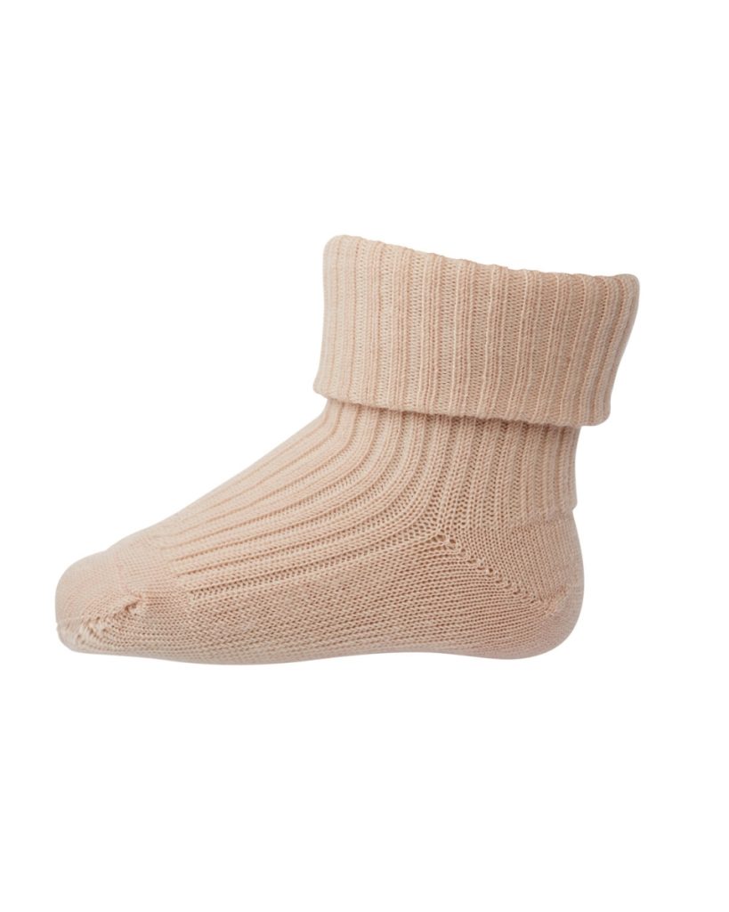 MP Denmark - Cotton Rib Baby Socks - Rose Dust