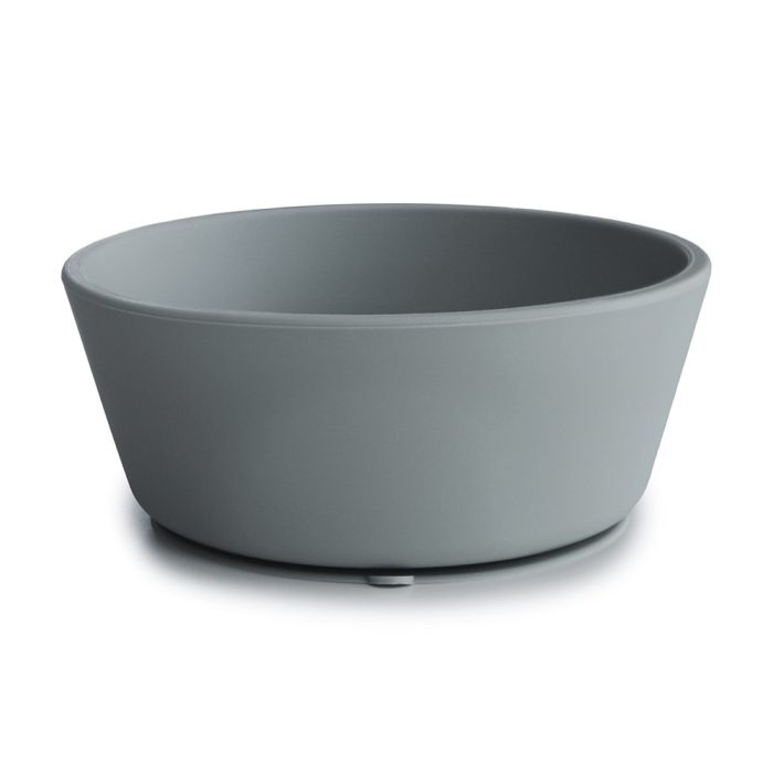 Mushie - Silicone Suction Bowl - Stone