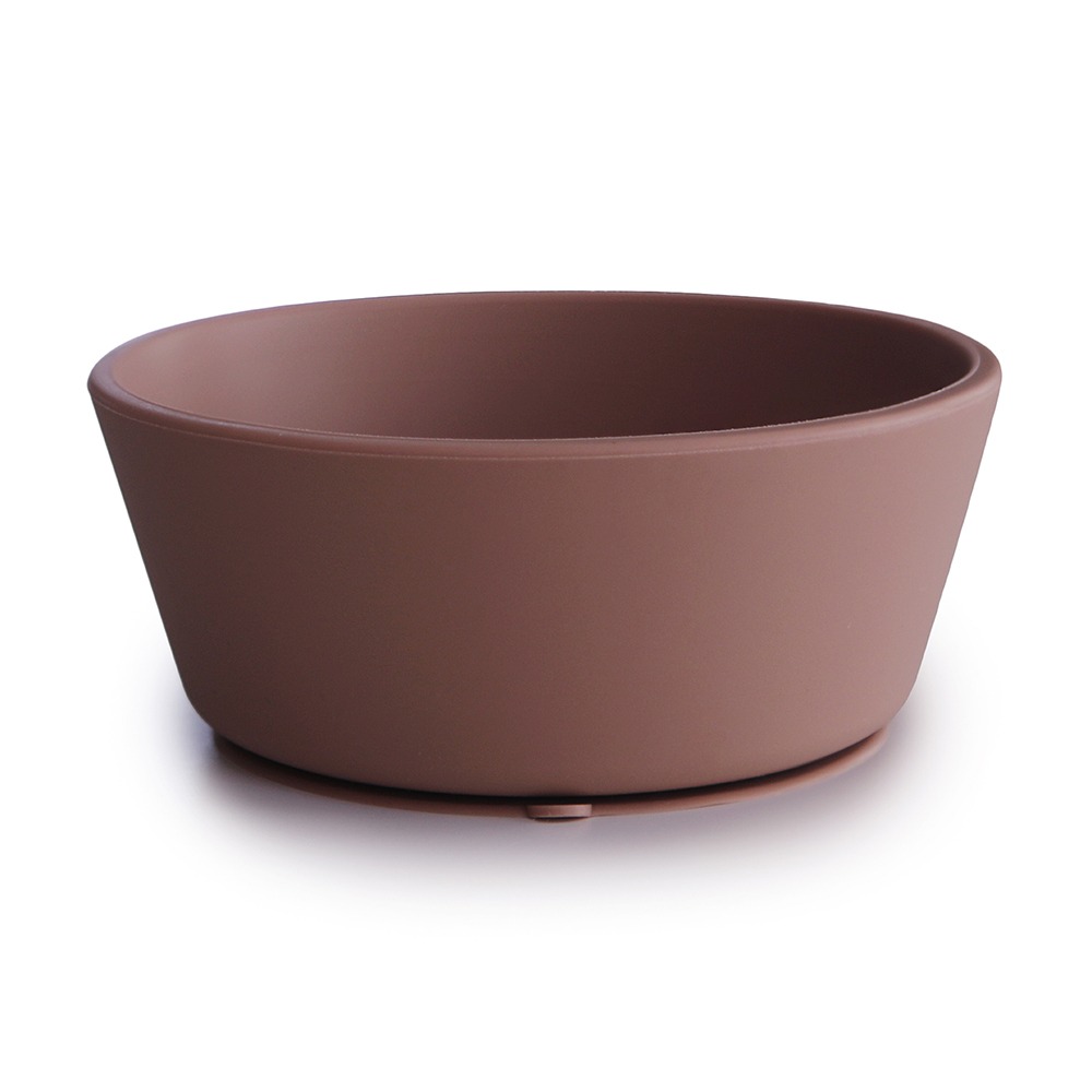 Mushie - Silicone Suction Bowl - Cloudy Mauve