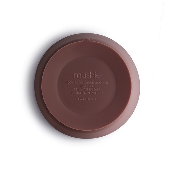 Mushie - Silicone Suction Bowl - Cloudy Mauve